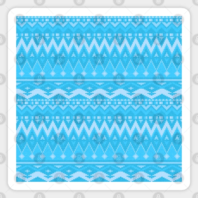 Ethnic blue ornament #4 Sticker by GreekTavern